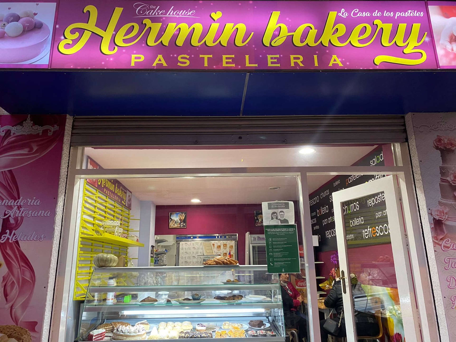 HERMIN BAKERY PASTELERIA Avenida Caminàs dels Hòmens, 11, Cullera Valencia (España). CP 46400. Tel. 693545692